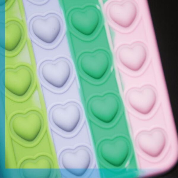 Case Silikon Love Pop It Casing Handphone iPhone TPU Lentur Aksesoris - Gambar 2