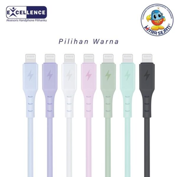 EXCELLENCE Kabel Data Orris QC 3.0 60W Type-C to Type-C - Gambar 4