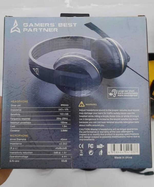 Handsfree DJ Gaming V3 Headphone Gaming Earphone - Gambar 4