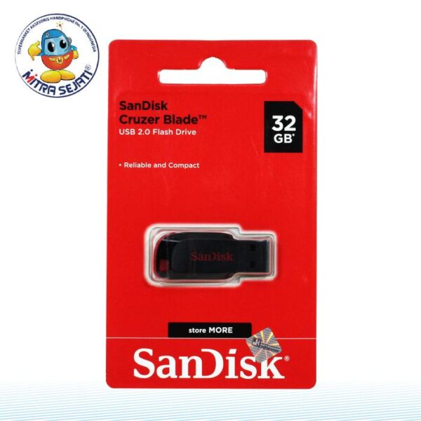 FlashDisk Sandisk CZ50 32GB Original Komputer Blade - Gambar 2