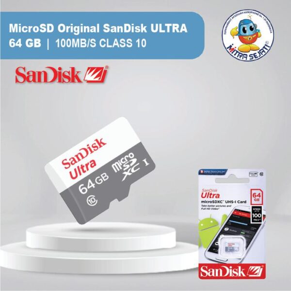 Micro SD SanDisk NA CL10 140MB 128GB Memory Card SanDisk - Gambar 2