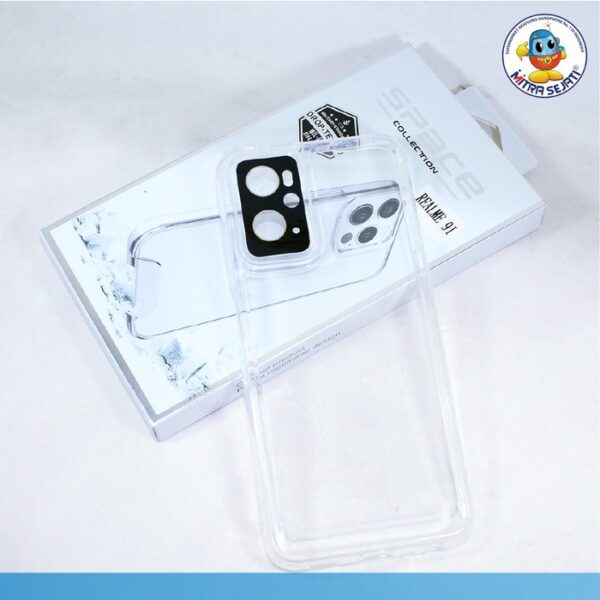 Case Vivo Y15s Vivo Y21s Vivo Y75 Casing Premium Space Case Bening - Gambar 3