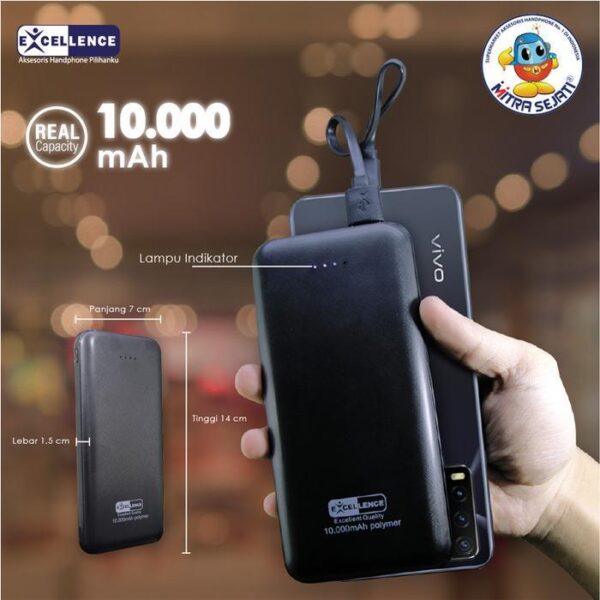 EXCELLENCE Powerbank Fast Charging 10.000mAh Ascaro - Gambar 2
