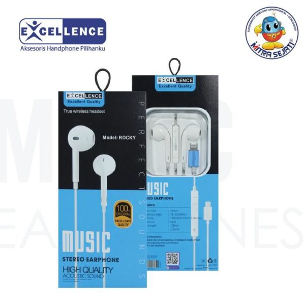 EXCELLENCE Handsfree Rocky Lightning - Gambar 3