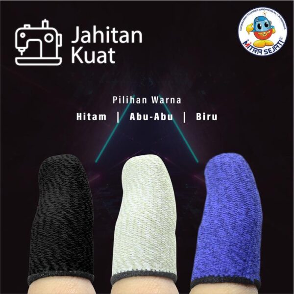 Sarung Jari Jempol Gaming Profesional Anti Keringat Dengan Sesitifitas Sentuhan Tinggi Untuk Pemain Games Mobile - Gambar 3