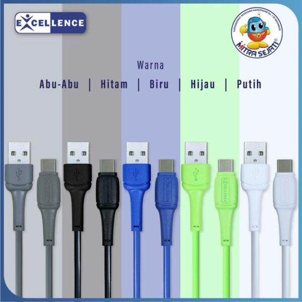 Kabel Data Excellence Cuckoo 3A for Micro/Type C/iPhone Fast Charging - Gambar 4