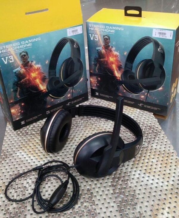 Handsfree DJ Gaming V3 Headphone Gaming Earphone